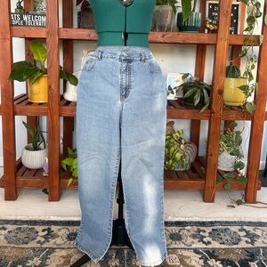 Straight Leg Light Wash Jeans